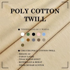 Poly Cotton Twill B58